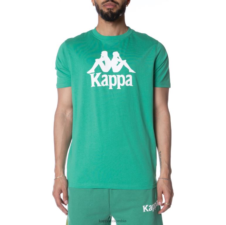 Kappa hombres camiseta estessi autentica verde B8N4D148