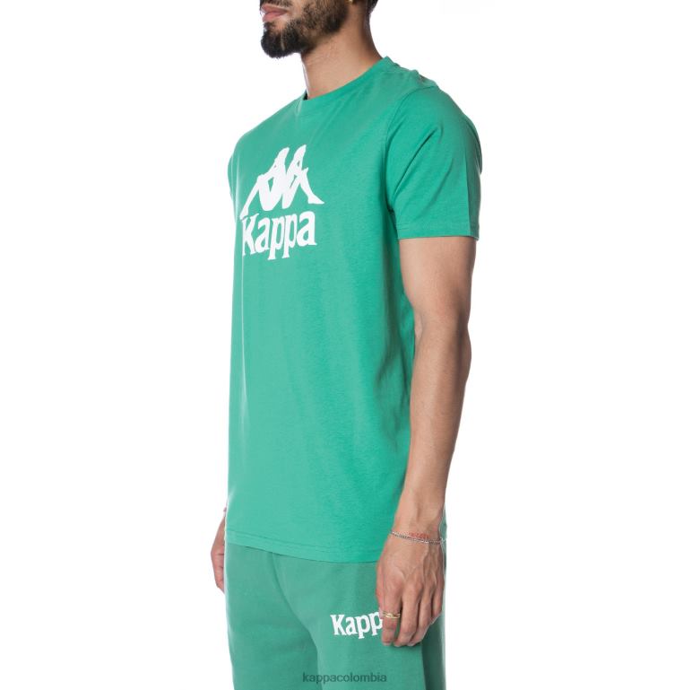 Kappa hombres camiseta estessi autentica verde B8N4D148