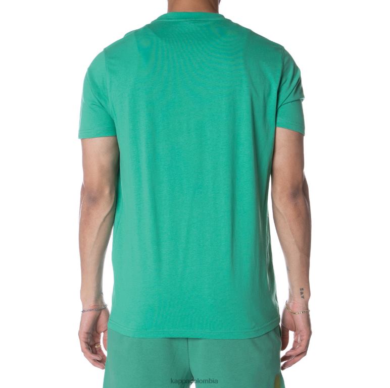 Kappa hombres camiseta estessi autentica verde B8N4D148