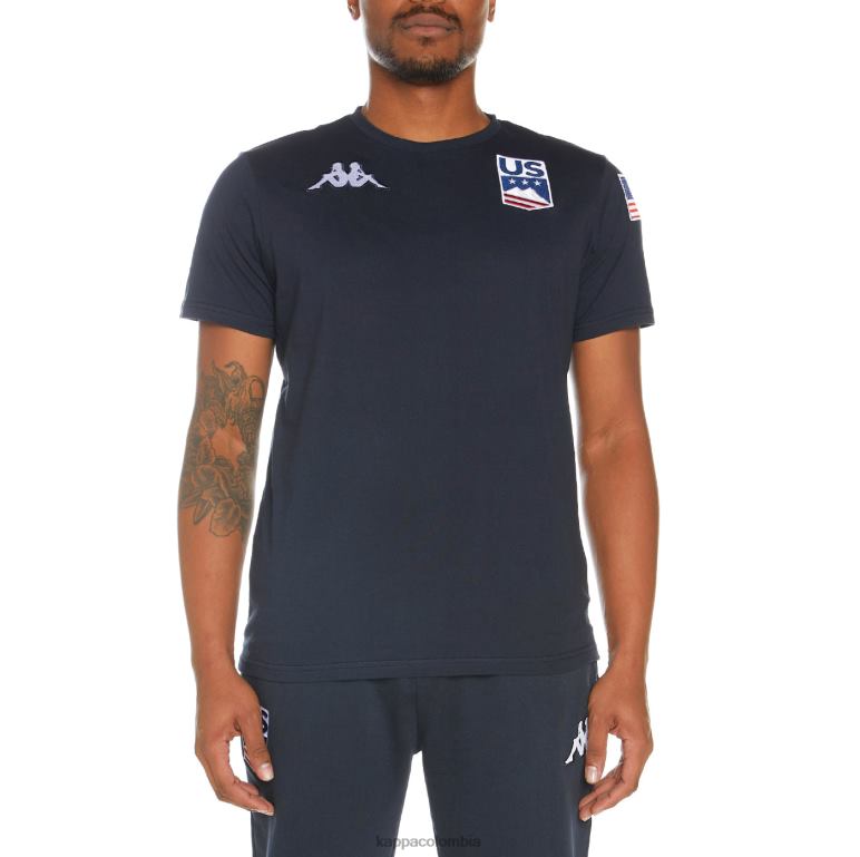 Kappa hombres camiseta estessi nosotros Armada B8N4D203