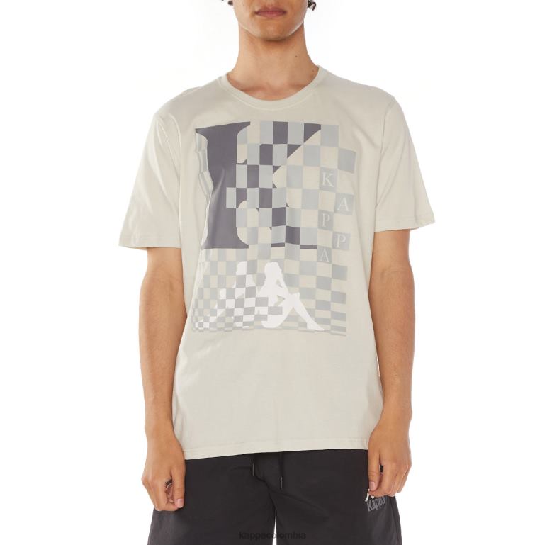 Kappa hombres camiseta finlandesa gris B8N4D134