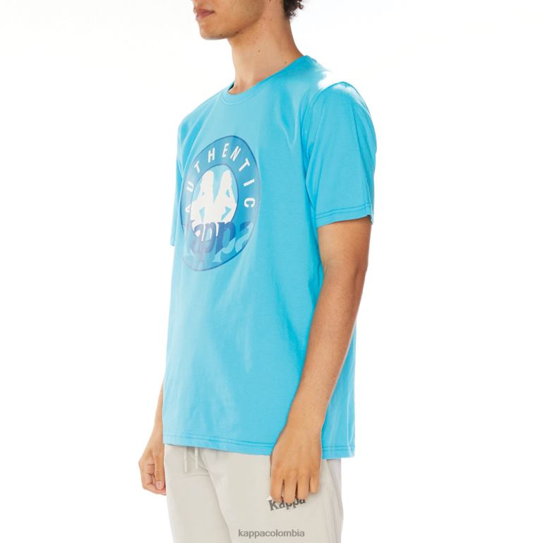 Kappa hombres camiseta isla turquesa B8N4D138