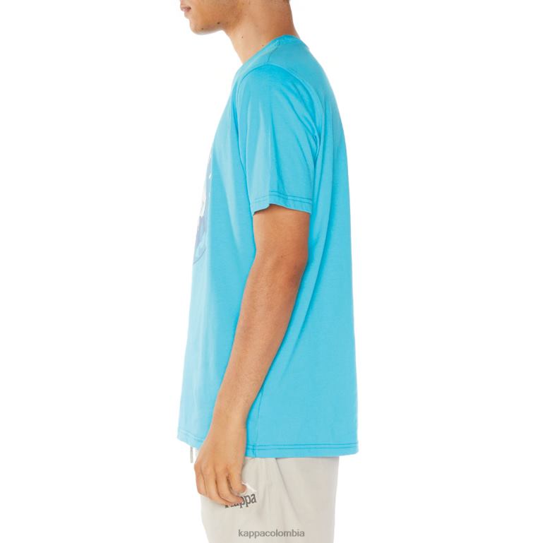Kappa hombres camiseta isla turquesa B8N4D138