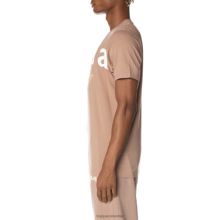Kappa hombres camiseta mejillas auténticas beige B8N4D161