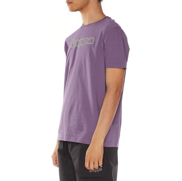 Kappa hombres camiseta onis logo Violeta B8N4D123