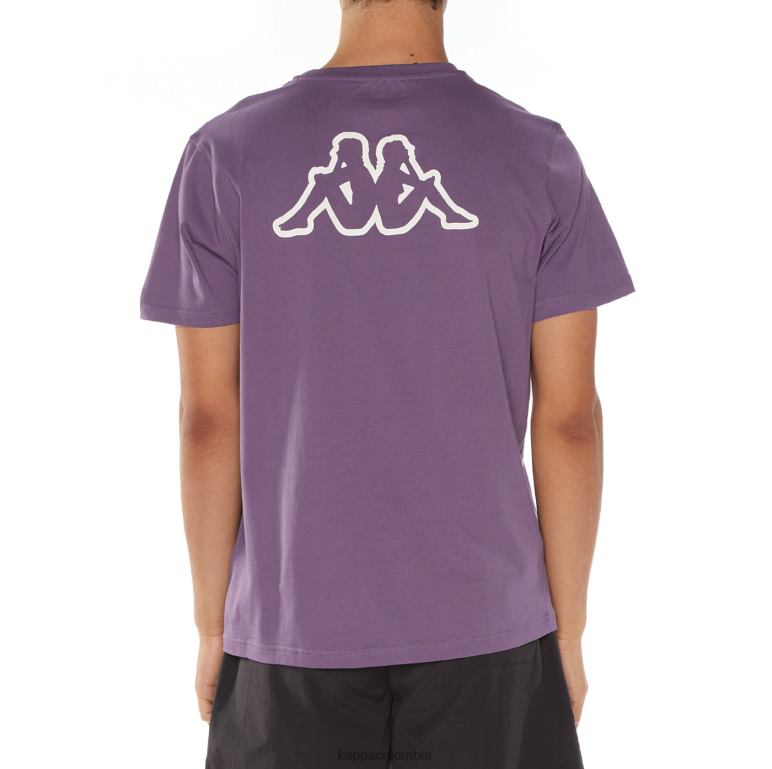 Kappa hombres camiseta onis logo Violeta B8N4D123