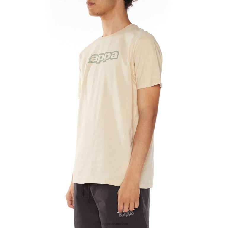 Kappa hombres camiseta onis logo beige B8N4D114