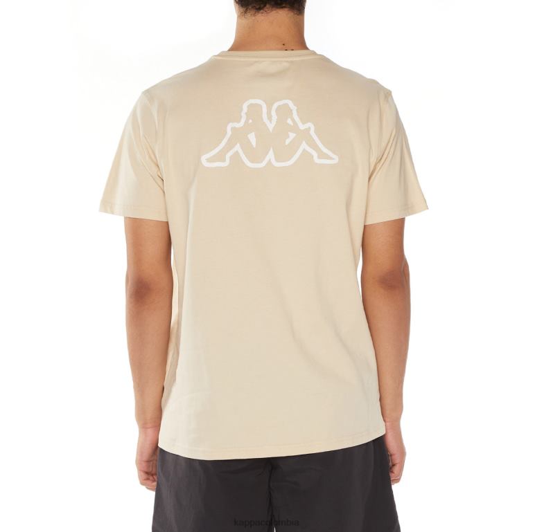 Kappa hombres camiseta onis logo beige B8N4D114
