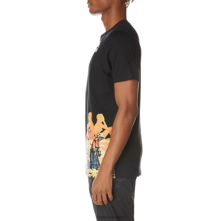 Kappa hombres camiseta ranchera auténtica negro azabache B8N4D166