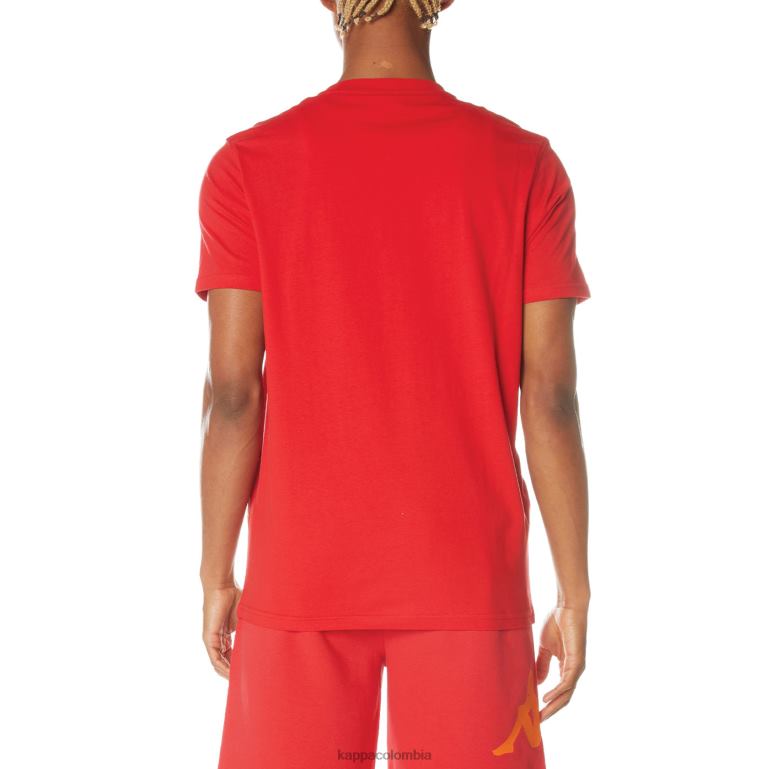 Kappa hombres camiseta ranchera auténtica rojo B8N4D143