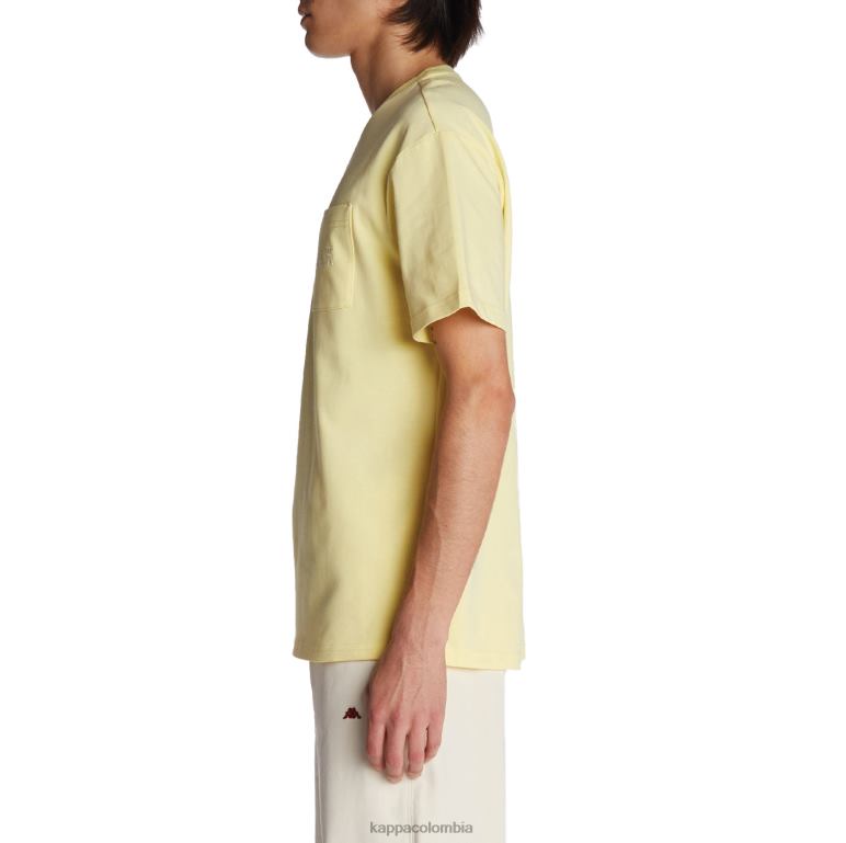Kappa hombres camiseta robe giovani mirfak amarillo B8N4D195