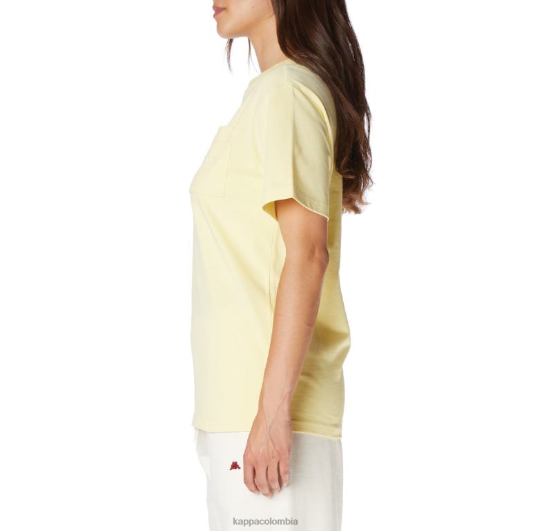Kappa hombres camiseta robe giovani mirfak amarillo B8N4D195