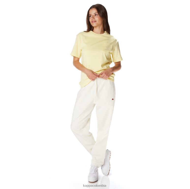 Kappa hombres camiseta robe giovani mirfak amarillo B8N4D195