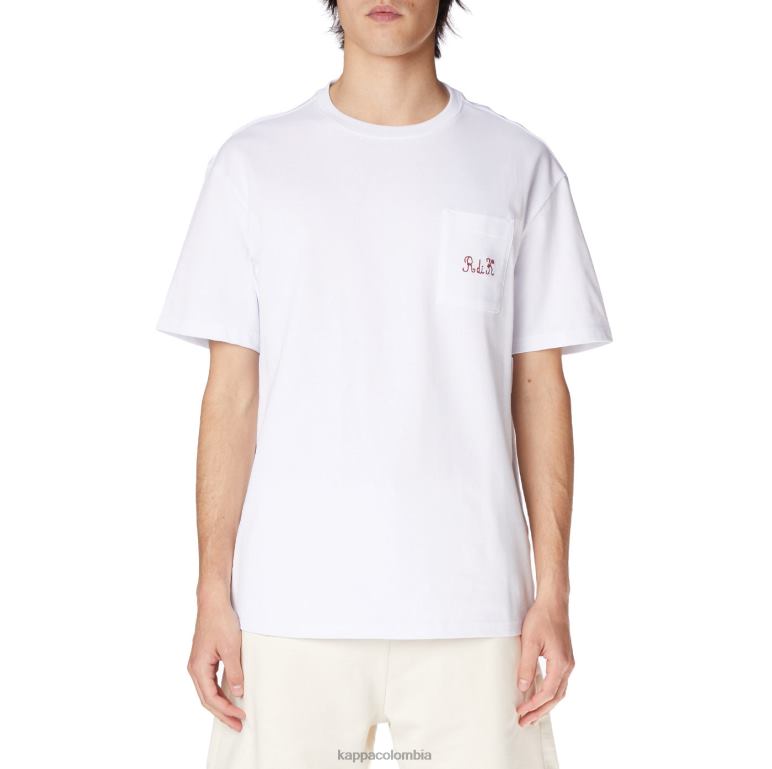 Kappa hombres camiseta robe giovani mirfak blanco B8N4D196