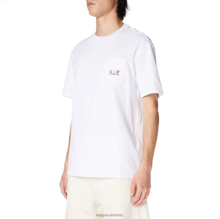 Kappa hombres camiseta robe giovani mirfak blanco B8N4D196