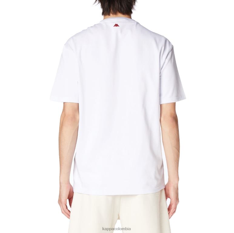 Kappa hombres camiseta robe giovani mirfak blanco B8N4D196