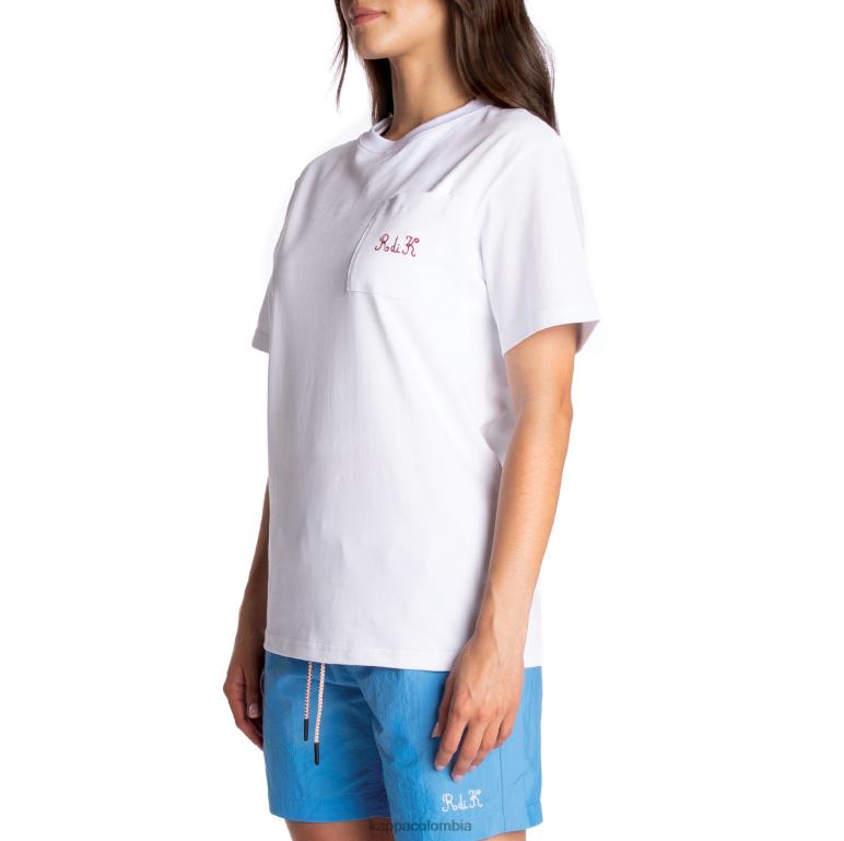 Kappa hombres camiseta robe giovani mirfak blanco B8N4D196