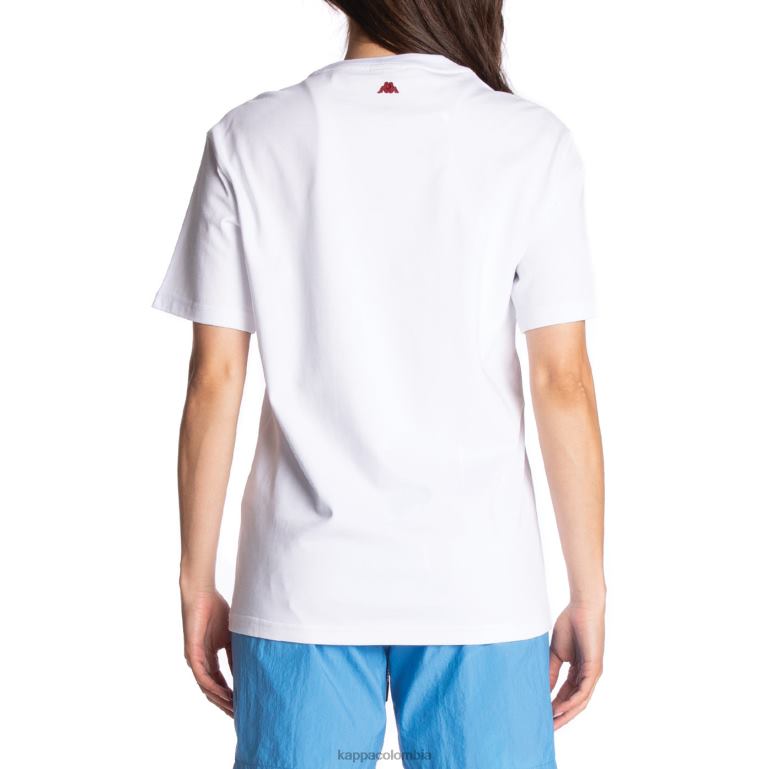 Kappa hombres camiseta robe giovani mirfak blanco B8N4D196