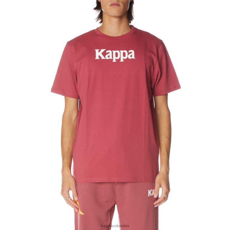 Kappa hombres camiseta runis autentica borgoña B8N4D180