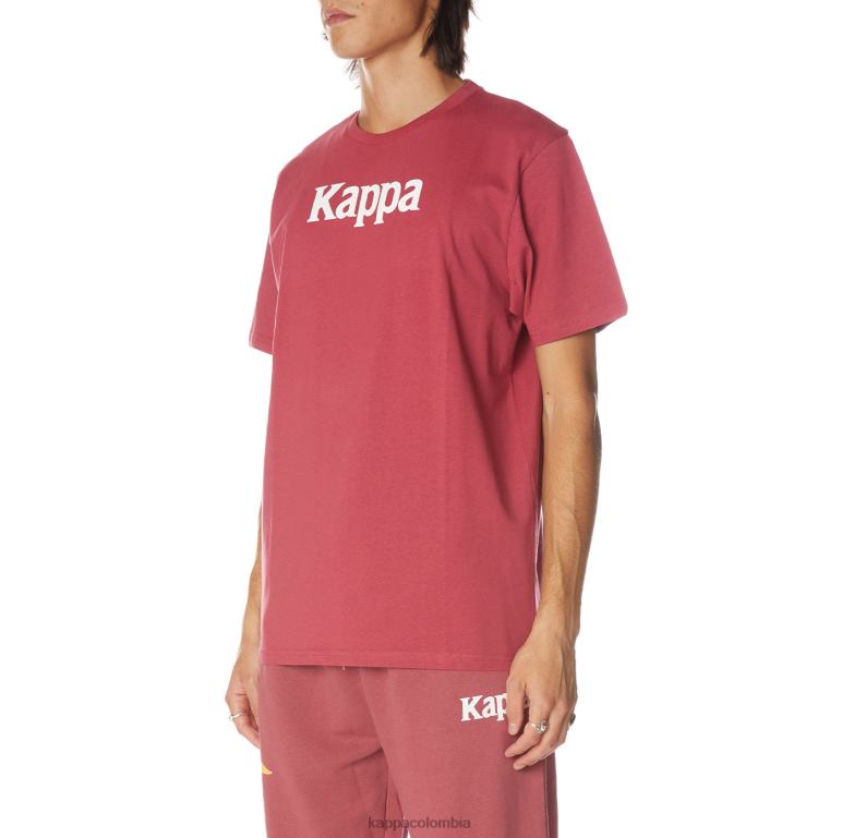 Kappa hombres camiseta runis autentica borgoña B8N4D180