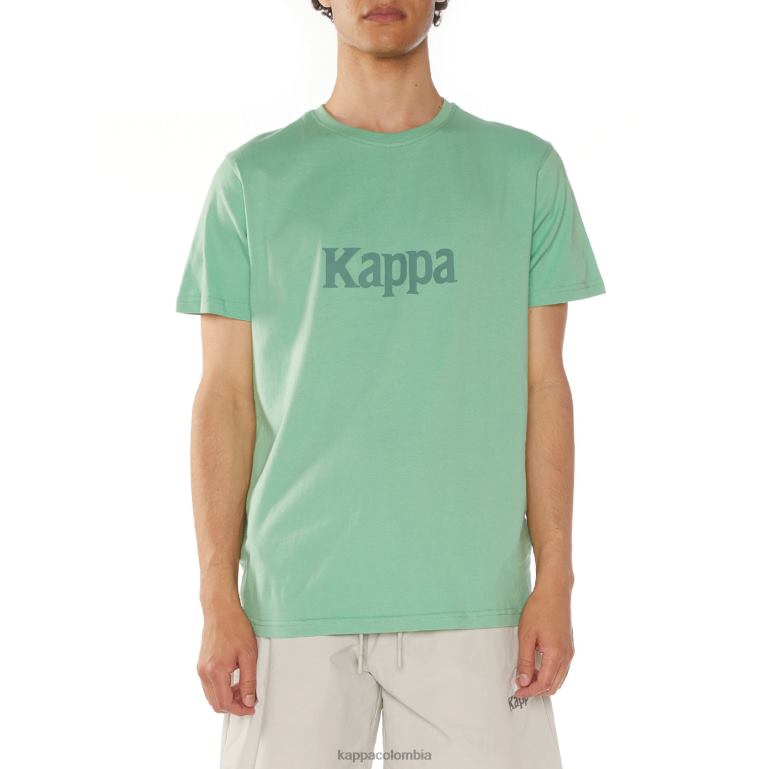 Kappa hombres camiseta runis autentica verde B8N4D108