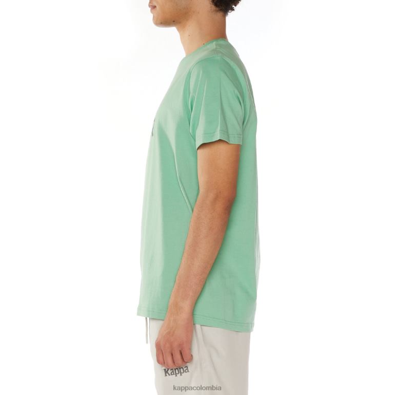 Kappa hombres camiseta runis autentica verde B8N4D108