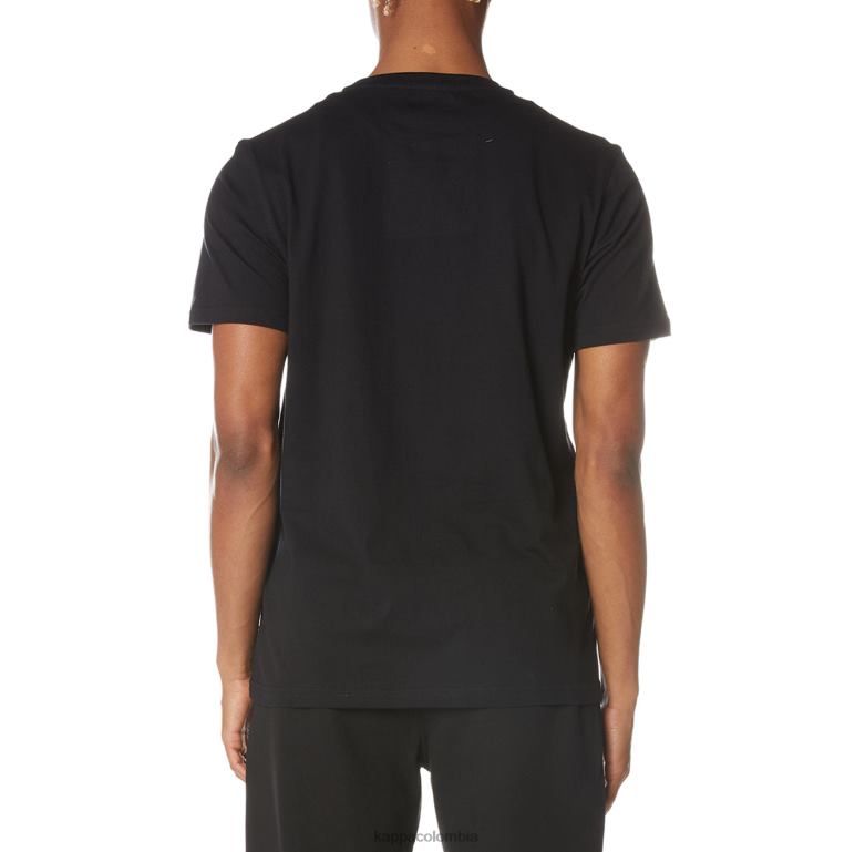 Kappa hombres camiseta salvia azabache negro B8N4D121