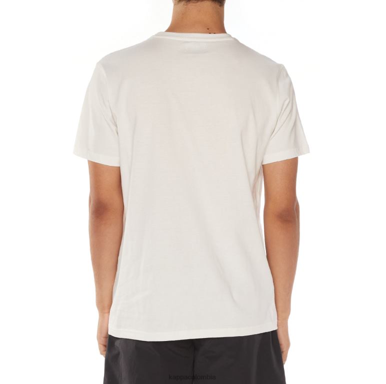 Kappa hombres camiseta salvia blanco B8N4D118