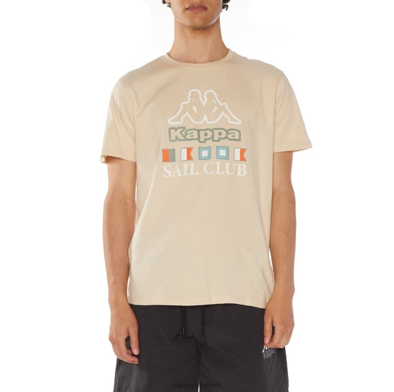 Kappa hombres camiseta temi beige B8N4D120