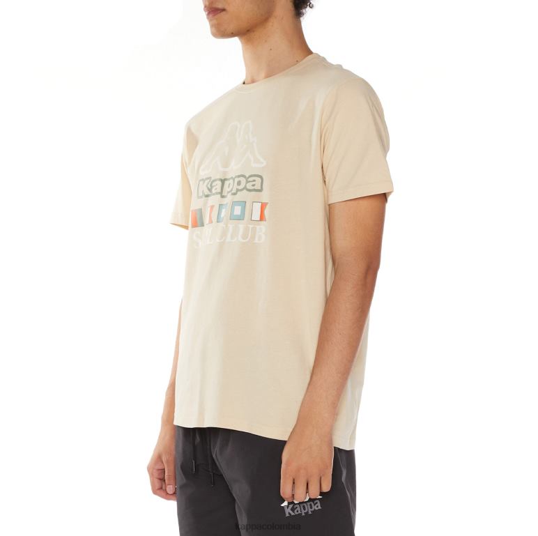Kappa hombres camiseta temi beige B8N4D120