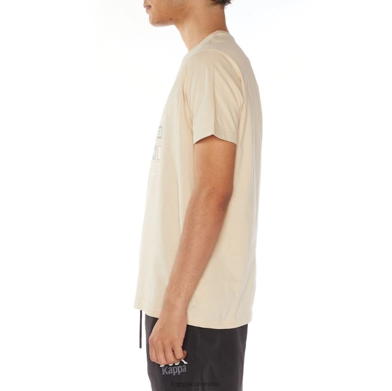 Kappa hombres camiseta temi beige B8N4D120