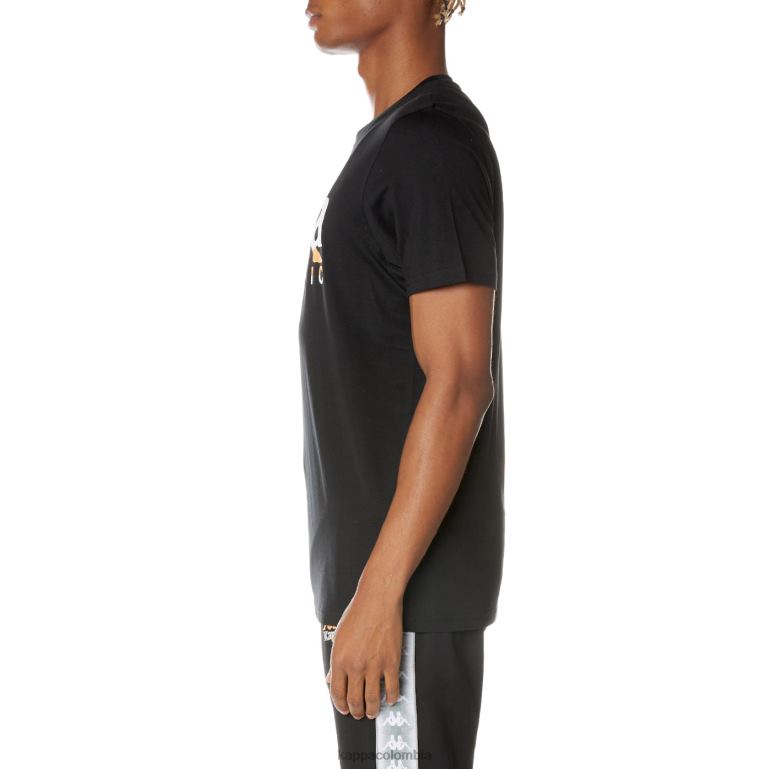 Kappa hombres camiseta vanguardista autentica negro azabache B8N4D162