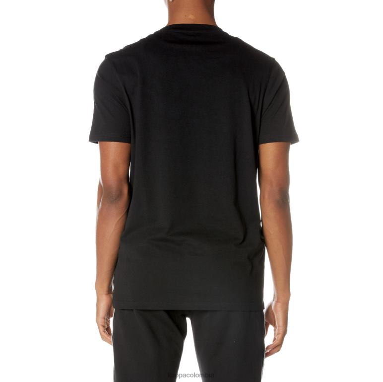 Kappa hombres camiseta vanguardista autentica negro azabache B8N4D162