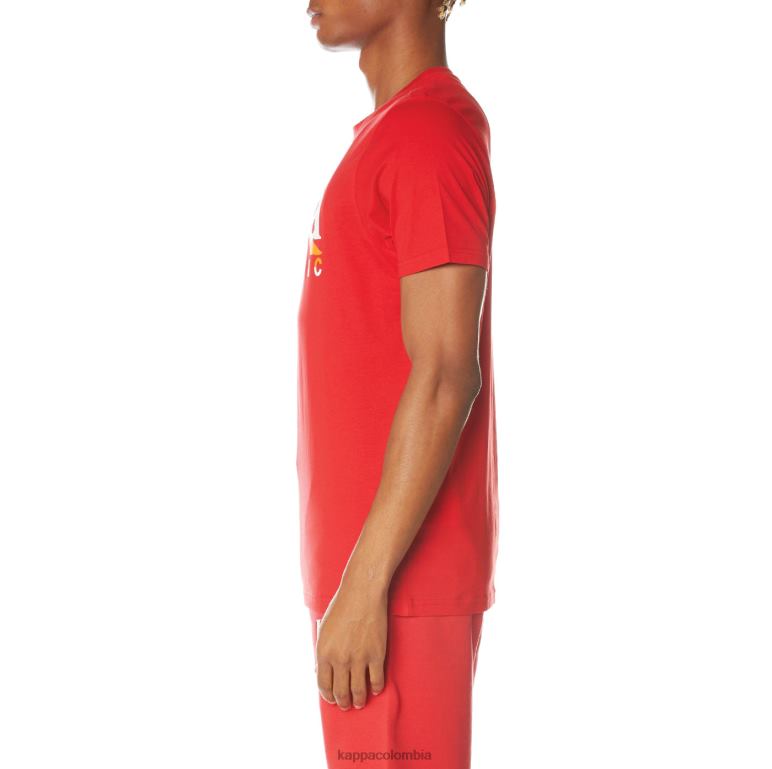 Kappa hombres camiseta vanguardista autentica rojo B8N4D149