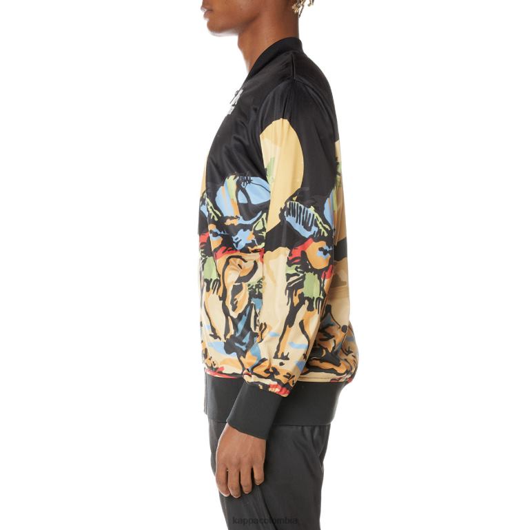 Kappa hombres chaqueta autentica de sudania negro azabache B8N4D4