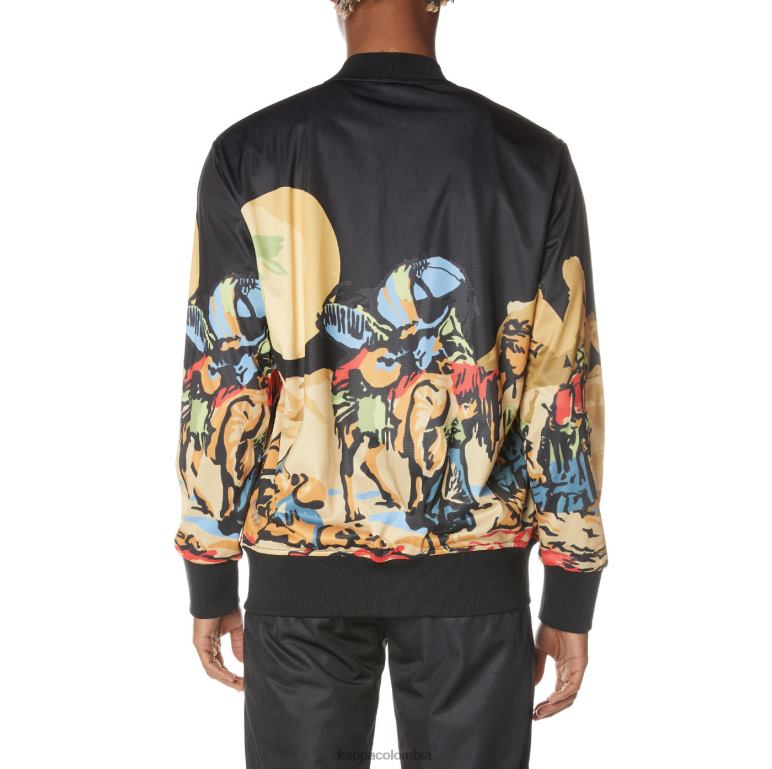 Kappa hombres chaqueta autentica de sudania negro azabache B8N4D4