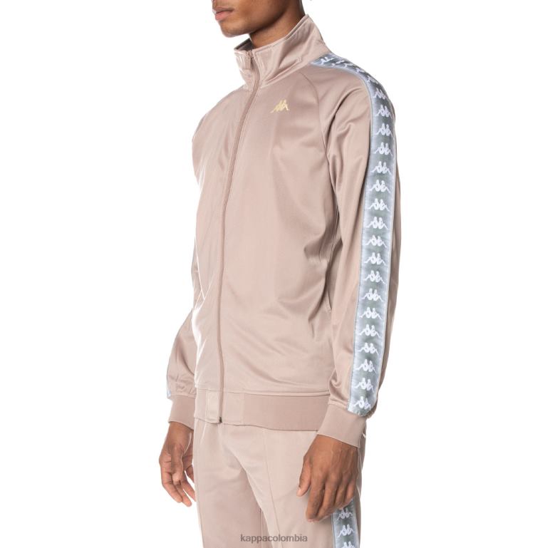 Kappa hombres chaqueta deportiva 222 banda ganniston beige B8N4D1