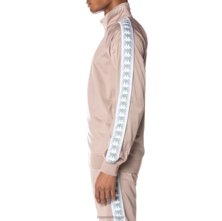 Kappa hombres chaqueta deportiva 222 banda ganniston beige B8N4D1