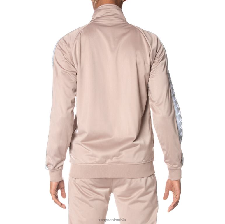 Kappa hombres chaqueta deportiva 222 banda ganniston beige B8N4D1