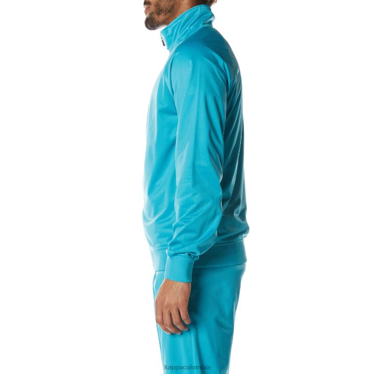 Kappa hombres chaqueta deportiva angost auténtica aguamarina oscura B8N4D6