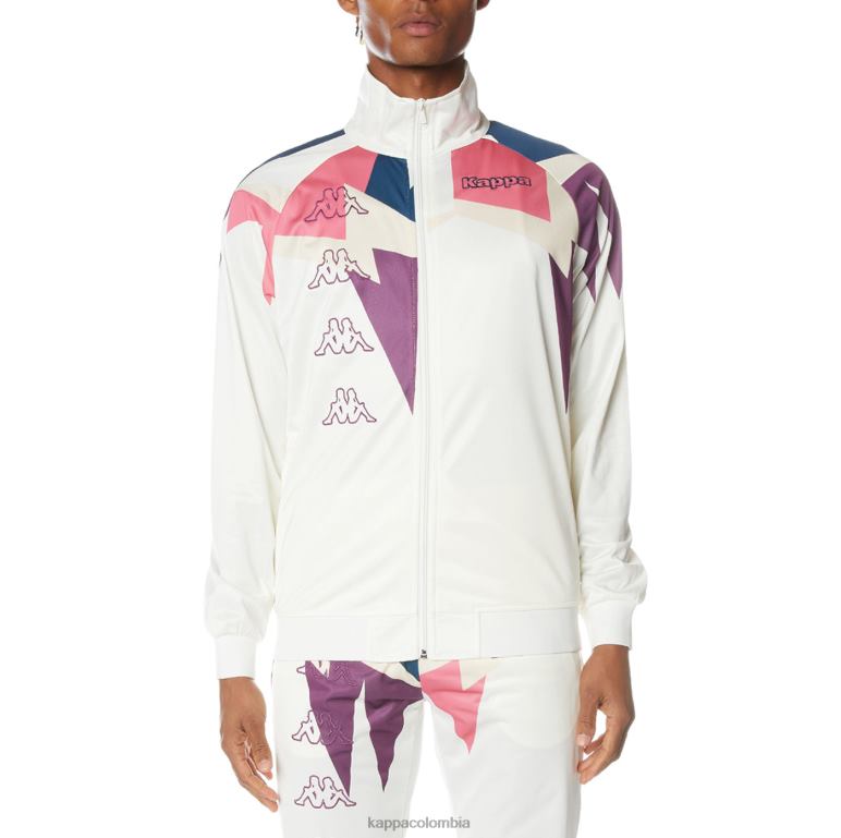 Kappa hombres chaqueta deportiva lamal con logo blanco B8N4D5