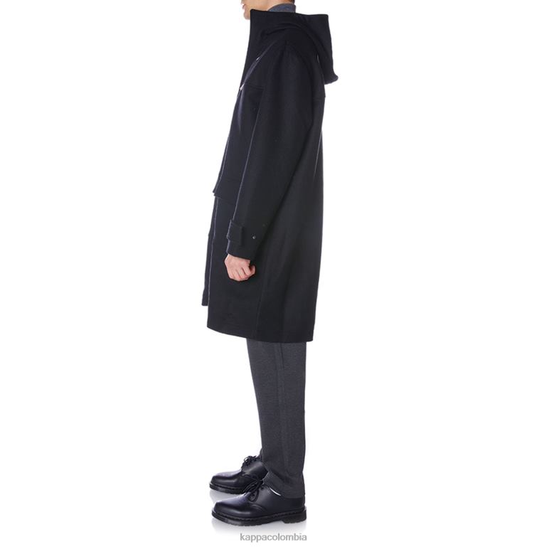 Kappa hombres abrigo giovani alpherg negro B8N4D75
