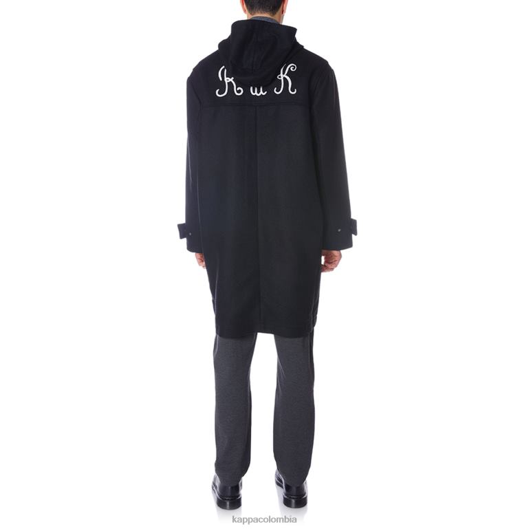 Kappa hombres abrigo giovani alpherg negro B8N4D75