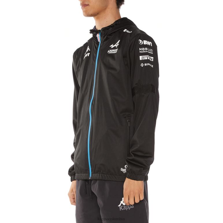 Kappa hombres chaqueta alpina arafi f1 negro B8N4D77