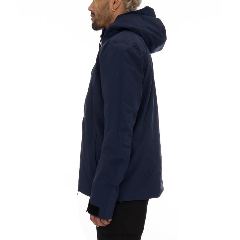 Kappa hombres chaqueta de esquí 6cento 606 azul negro B8N4D82