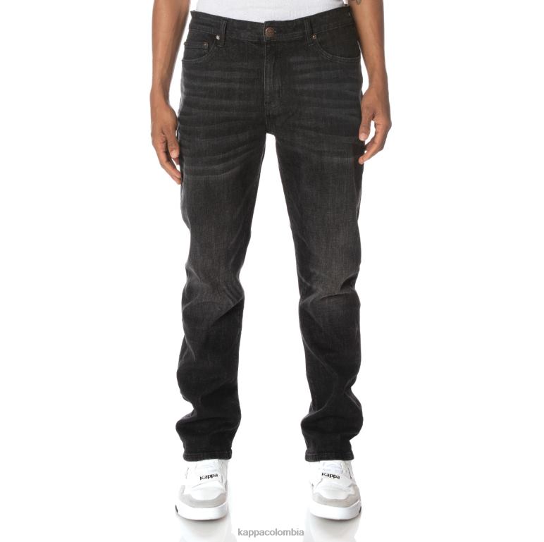 Kappa hombres auténtico jean azul azabache negro B8N4D280