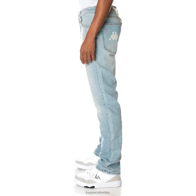 Kappa hombres auténtico jean azul lavado ligero B8N4D279