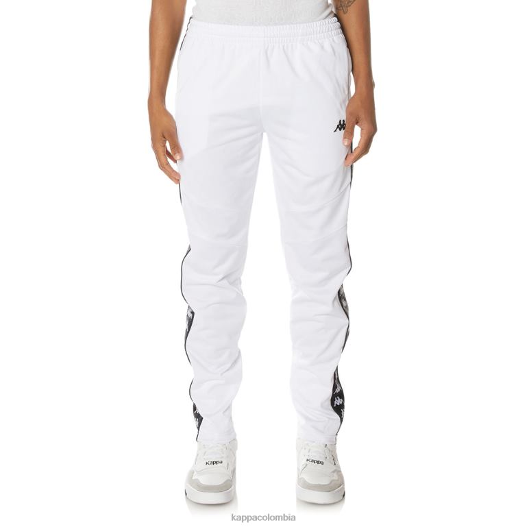 Kappa hombres pantalones deportivos 222 banda aderno blanco B8N4D32