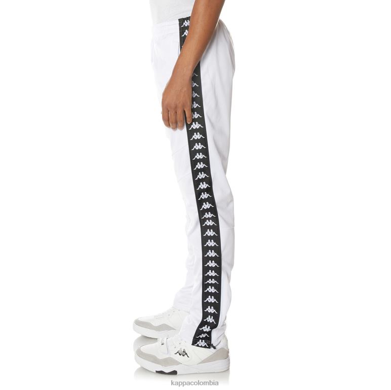 Kappa hombres pantalones deportivos 222 banda aderno blanco B8N4D32