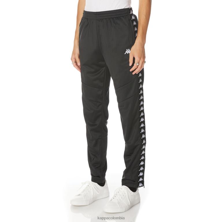 Kappa hombres pantalones deportivos 222 banda aderno negro B8N4D30